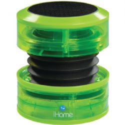 Ihome Neon Rechrg Mini Spkr Grn