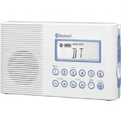 Sangean Shwr Radio W/blth Wht