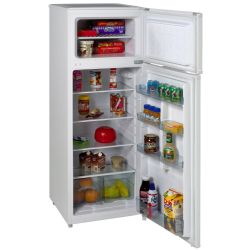 Avanti RA7306WT 2-Door Apartment Size Refrigerator, White