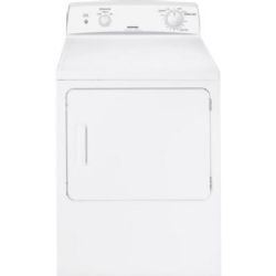 Hotpoint HTDX100EMWW front-loading electric dryer - 6 cu. ft