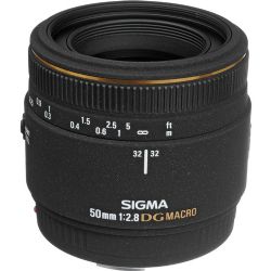 Sigma 50mm f/2.8 EX DG Macro Autofocus Lens for Canon