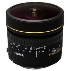 Sigma 8mm f/3.5 EX DG Circular Fisheye Autofocus Lens for Canon