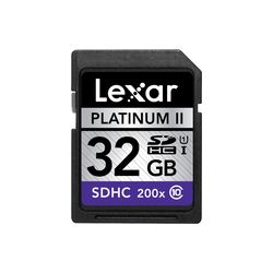 Lexar 32GB SDHC Memory Card Platinum II Class 10