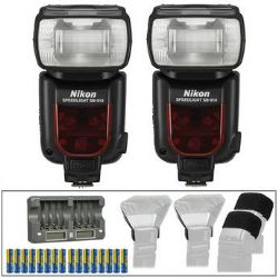 Nikon SB-910 Two-Flash AF Speedligh Essential Wireless Kit