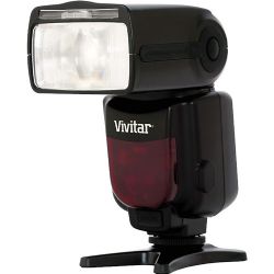 Vivitar DF-683 Flash Radio Wireless TTL Power Zoom for Canon Cameras