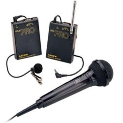 Azden WMS-PRO VHF Wireless Lavalier and Handheld Microphone System