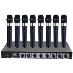 Pyle Pro 8mic Hand Wrls Mic Sys