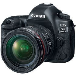 Canon EOS 5D Mark IV DSLR Camera with 24-70mm f/4L Lens