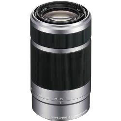 Sony E 55-210mm f/4.5-6.3 OSS Lens (Silver)