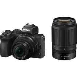 Nikon Z50 Mirrorless Camera with 16-50mm and 50-250mm Lenses