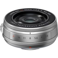 FUJIFILM XF 23mm f/2.8 R WR Lens (FUJIFILM X, Silver)