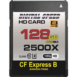 Digital Speed 2500X 128GB PRO CFexpress Card Type B