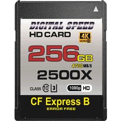 Digital Speed 2500X 256GB PRO CFexpress Card Type B