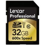 Lexar 32GB SDHC Memory Card Professional Class 10 600x